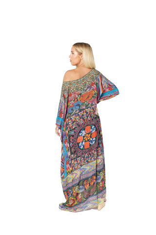 Camilla Tapestry of Time Round Neck Kaftan