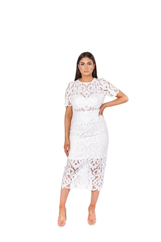 Thurley White Lace Dress